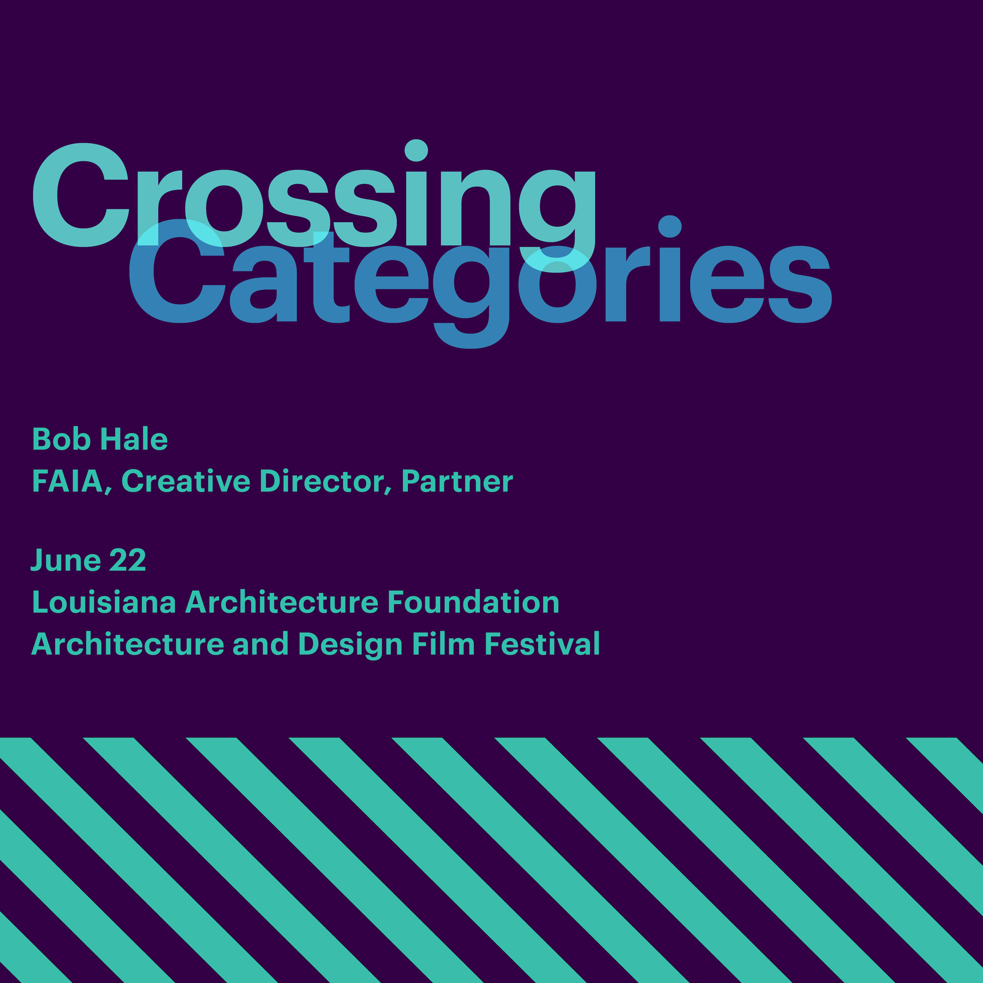 crossing categories event graphic